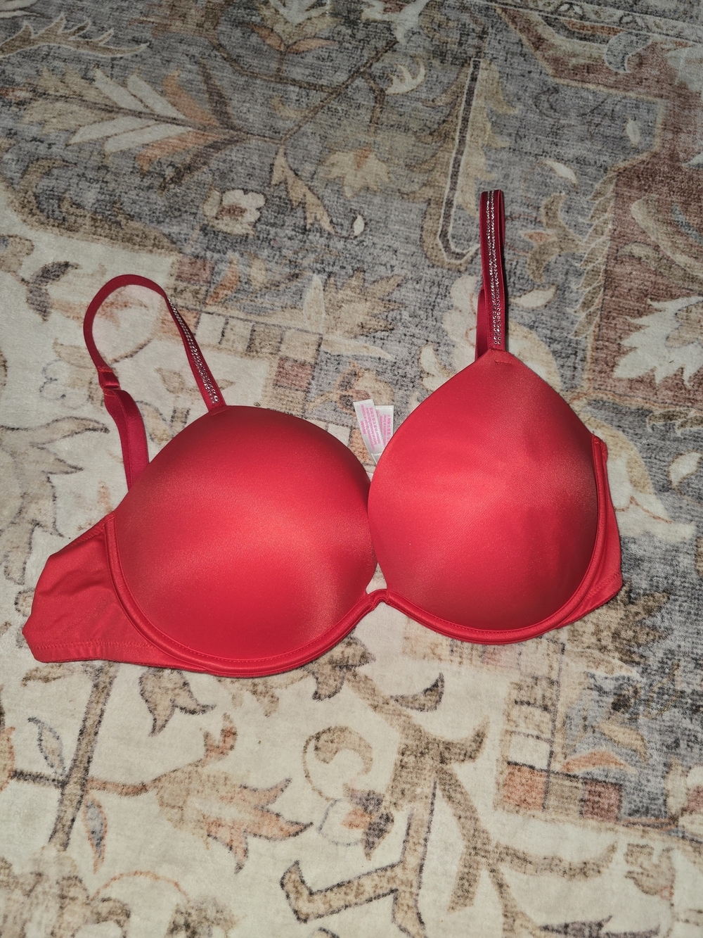 Victoria's Secret Red Pepper Shine Push-Up Bra